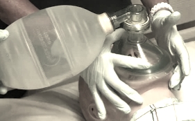 self inflating respiratory bag