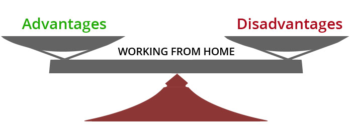 Advantages and disadvantages or working from home fort both employees and companies